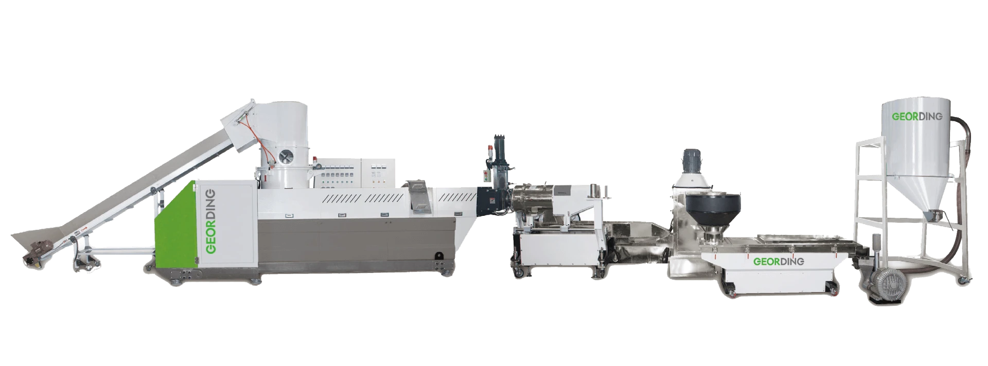 plastic waste recycling machine