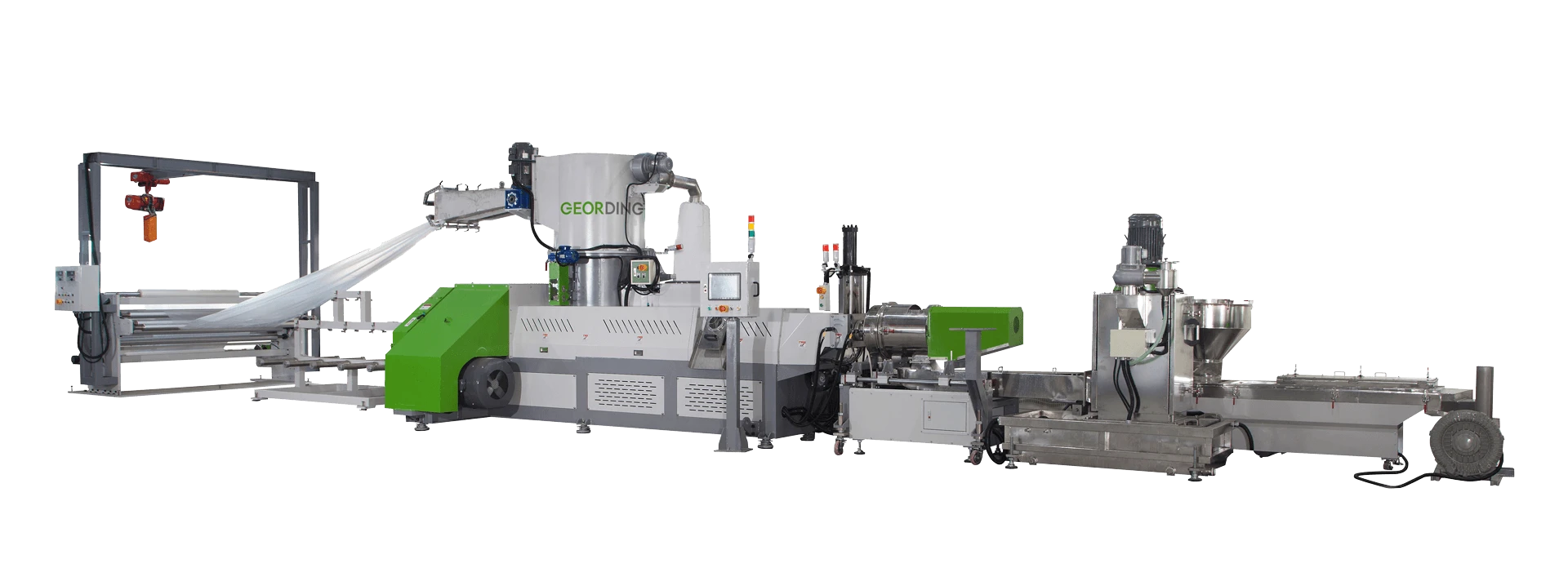 plastic waste recycling machine