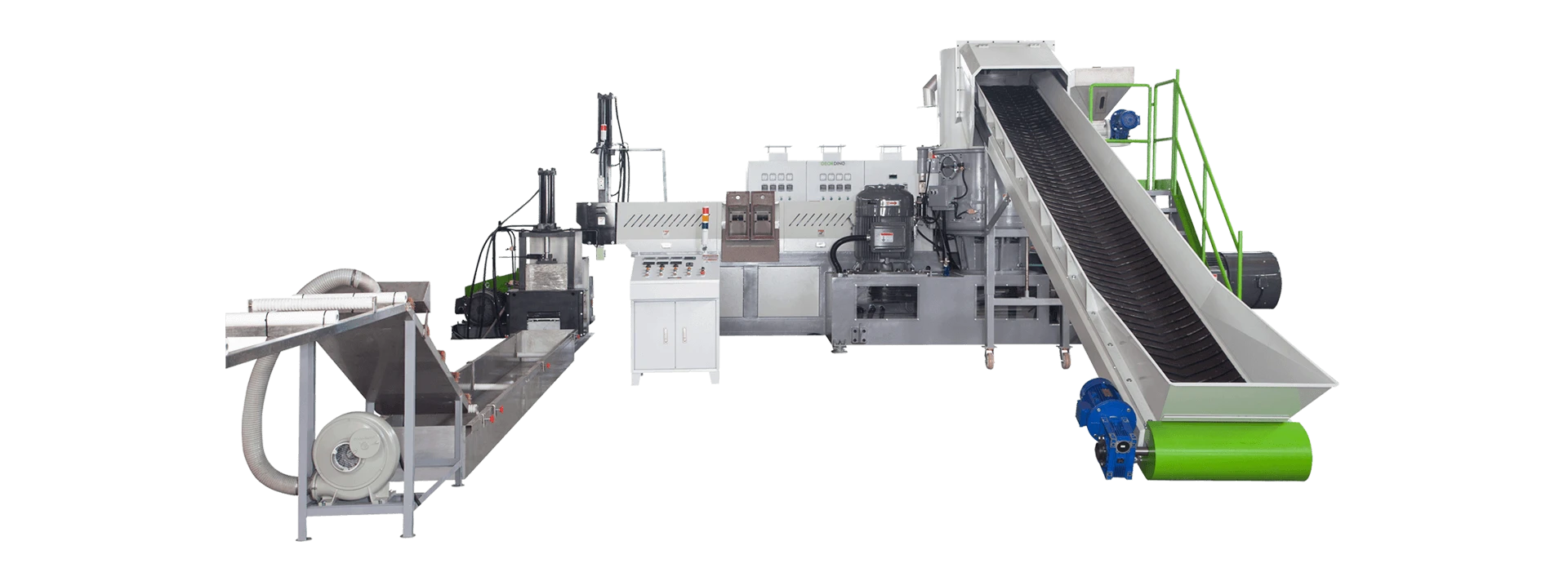 plastic waste recycling machine