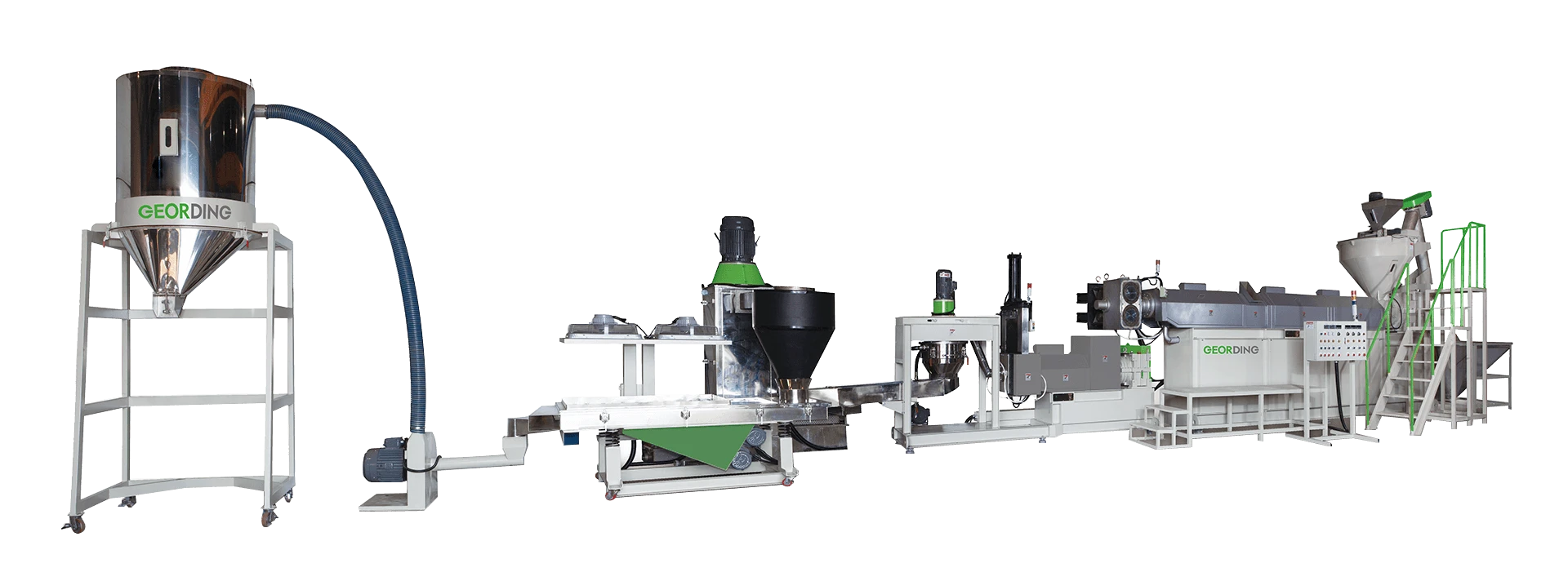 plastic waste recycling machine