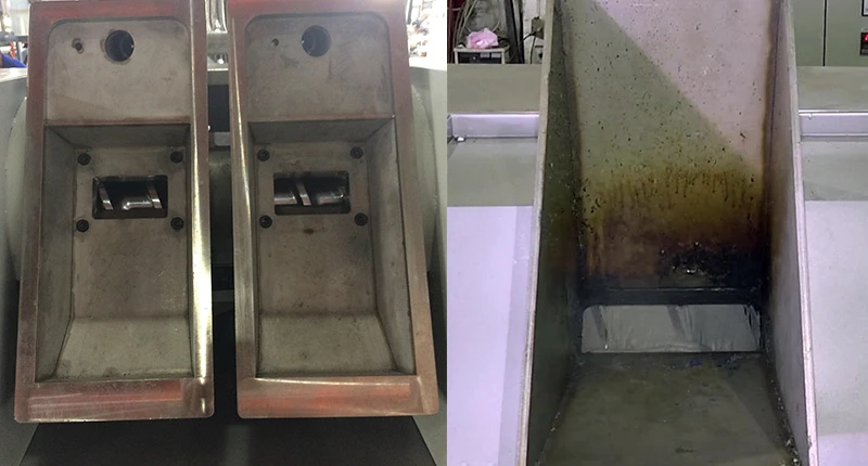 強壓入料回收造粒主機透氣孔進行透氣程序