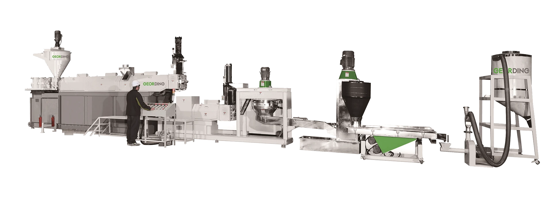 plastic waste recycling machine