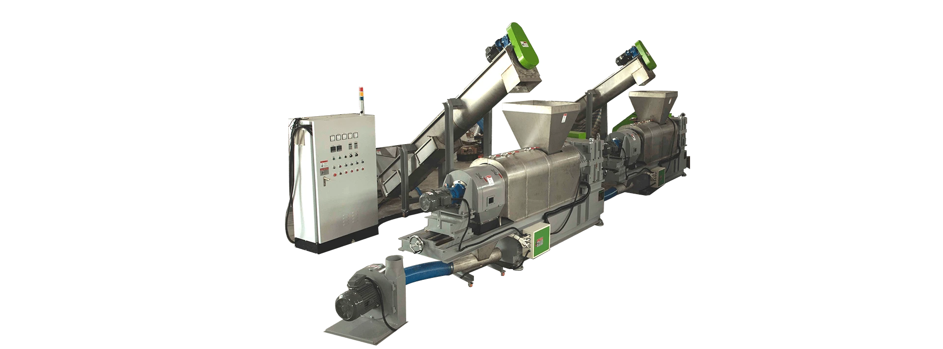 plastic recycling machine, single screw squeezing drying machine