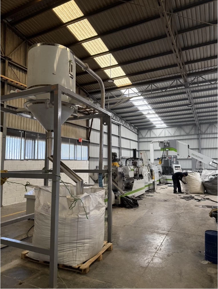 3in1 two stages die face cutting recycling pelletizing machine 3