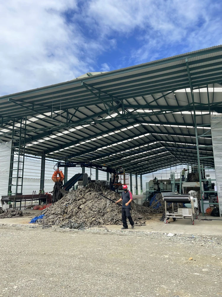 Nigeria-installed GEORDING side entrance plastic systems-recycling machine