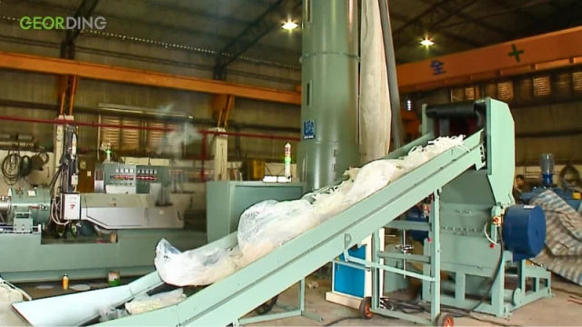 pe film recycling machine hdv