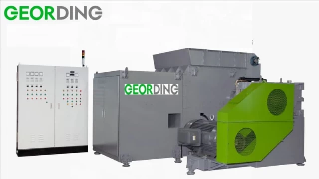 single shaft shredder wood