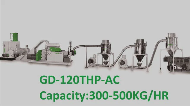 twin cone high speed pelletizing machine,GD-120THP-AC-video thumbnail