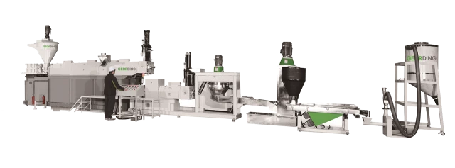 plastic waste recycling machine