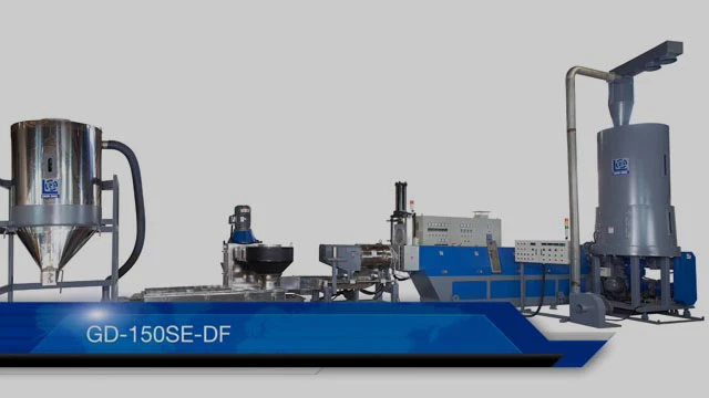 side entrance single stage die-face cutting recycling