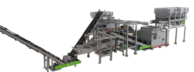 Refuse derived fuel plant